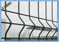 изогнутые 3Д покрытые ПВК стальные панели загородки ячеистой сети защищая для высокого уровня безопасности